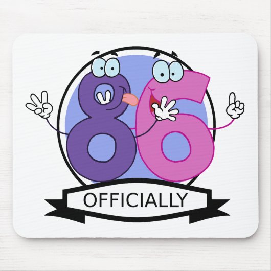 公式86誕生日バナー マウスパッド (正面)