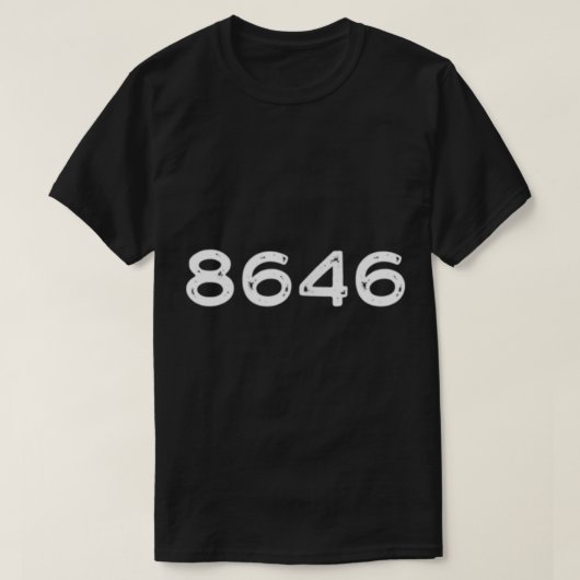 公式8646 86 46 2024 46位86名46 Tシャツ (デザイン正面)
