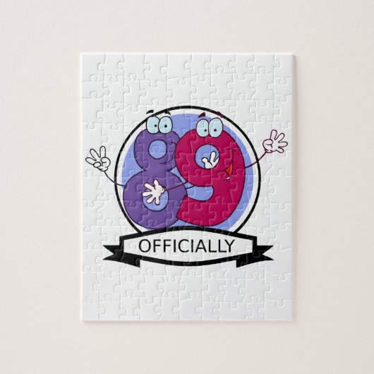 公式89誕生日バナー ジグソーパズル (縦)