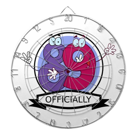 公式89誕生日バナー ダーツボード (正面)