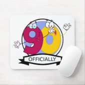 公式90誕生日バナー マウスパッド (マウス)