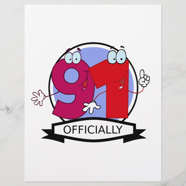 公式91誕生日バナー (正面)