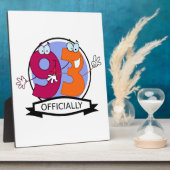 公式93誕生日バナー フォトプラーク (側面)