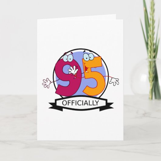 公式95誕生日バナー カード (正面)