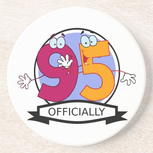 公式95誕生日バナー コースター (正面)