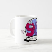 公式98誕生日バナー。 コーヒーマグカップ (正面左)