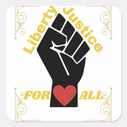 公式 リバティ & ジャスティス フォー オール コレクション 5 スクエアシール (正面)