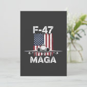 公式 F47 マガ ファイター ジェット F-47 戦闘機 エア 招待状 (スタンド正面)