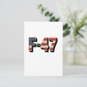 公式 F47 マガ ファイター ジェット F-47 戦闘機 航空機 招待状 (スタンド正面)