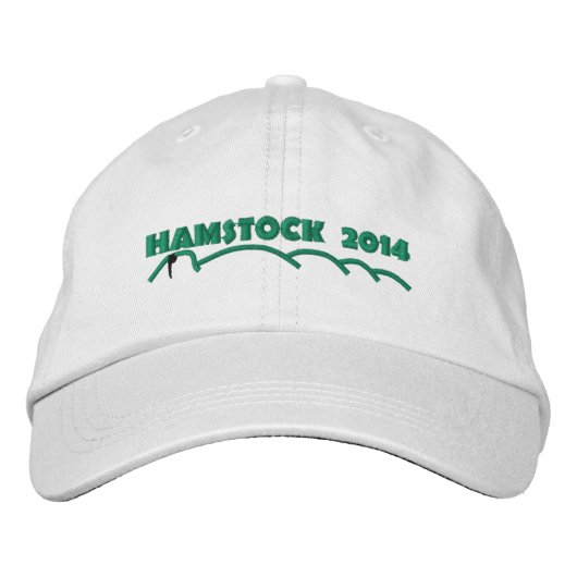 公式"Hamstock 2014"帽子 刺繍入りキャップ (正面)
