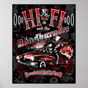 公式「HI FI & THE ROADBURNERS」 ポスター