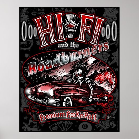 公式「HI FI & THE ROADBURNERS」 ポスター (正面)