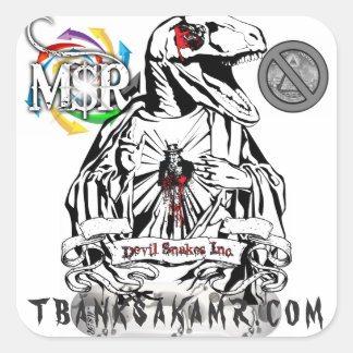 公式「M$R通りチーム」ステッカーパック スクエアシール