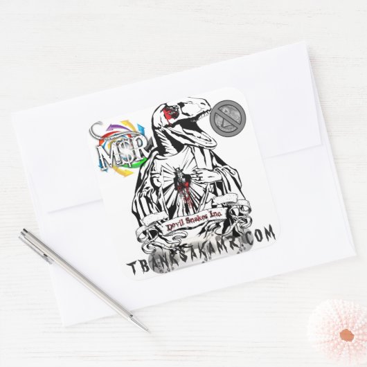 公式「M$R通りチーム」ステッカーパック スクエアシール (封筒)