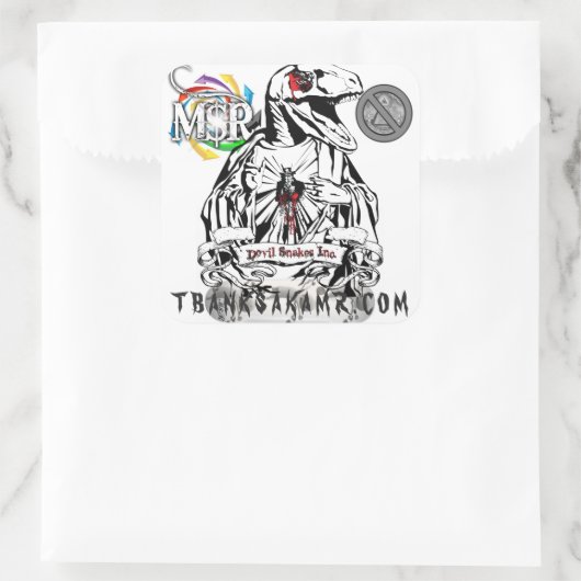 公式「M$R通りチーム」ステッカーパック スクエアシール (バッグ)