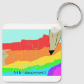 公式DIYガールキーチェーン キーホルダー (裏面)