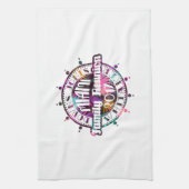 公式DJWの懇親会の2017年のマイアミ手タオル キッチンタオル (縦)