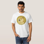 公式DOGECOINのTシャツ(静かな総督の版) Tシャツ (正面フル)