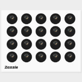 公式Eclipse 太陽の 2024 Erie ラウンドシール (シート)