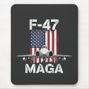 公式F47マガファイタージェットF-47ジェット戦闘機エア マウスパッド