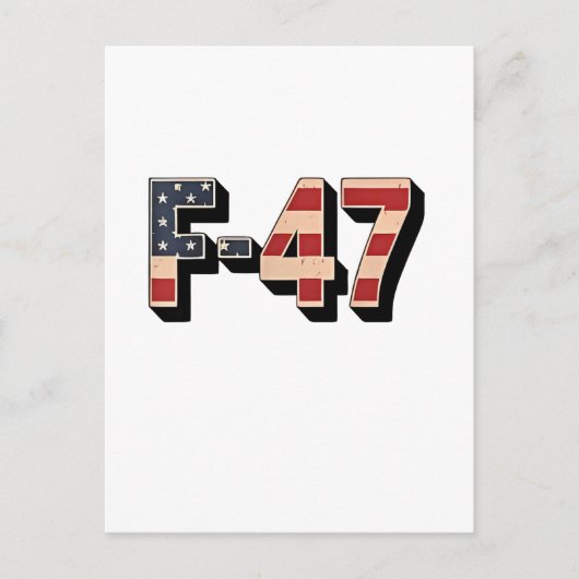 公式F47マガファイタージェットF-47ジェット戦闘機エア 案内ポストカード (正面)