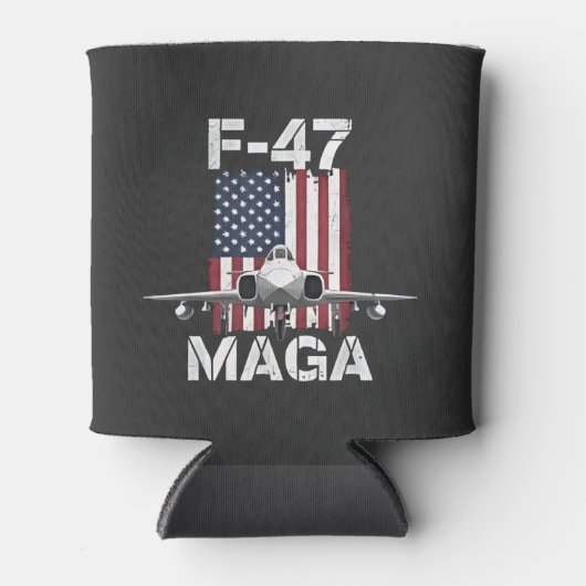 公式F47マガファイタージェットF-47ジェット戦闘機エア 缶クーラー (正面)