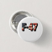 公式F47マガファイタージェットF-47ジェット戦闘機エア 缶バッジ (正面&裏面)