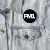 公式FMLのバッジ: 白くか黒いFML 缶バッジ (インサイチュ)