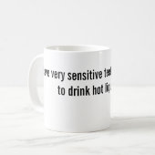 公式FMLのマグ: 歯 コーヒーマグカップ (正面左)