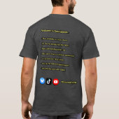 公式GeekSpooge Tシャツ (裏面)