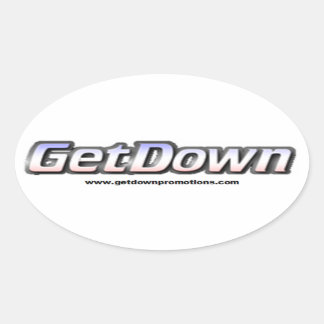 公式GetDownシール 楕円形シール