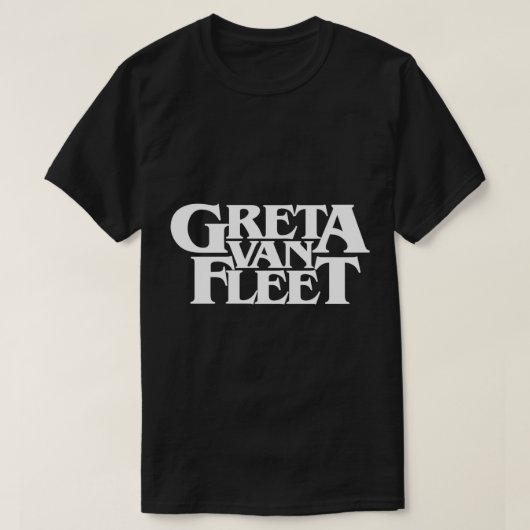 公式Greta Van FleetホワイトロゴプルオーバーHoodi Tシャツ (デザイン正面)