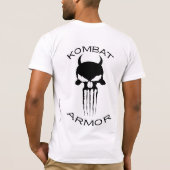 公式KOMBATの装甲-そう Tシャツ (裏面)