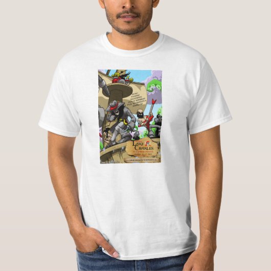 公式LCのフィルム及び音楽Festの芸術ポスターTシャツ Tシャツ (正面)