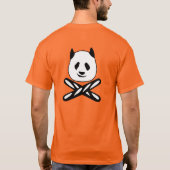 公式PandaBreadロゴ(フロント文字、バックロゴ) Tシャツ (裏面)