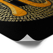 公式Pi 3.14 Spiral Pi-Day for Mathおたく ポスター (角)