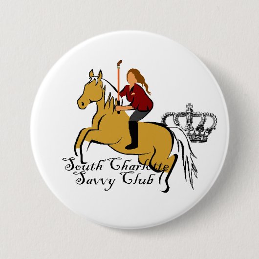 公式SCSCのロゴボタン 缶バッジ (正面)