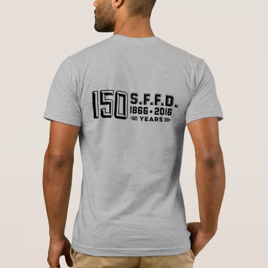公式SFFD 150 Tシャツ (裏面)
