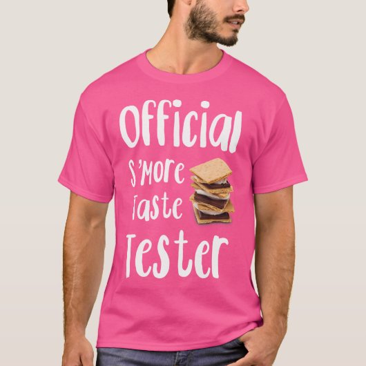 公式S'More Tasterキャンプファイアスモール治療 Tシャツ (正面)