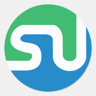 公式StumbleOnロゴ ラウンドシール