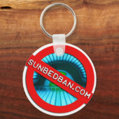 公式Sunbedban.comキーチェーン キーホルダー (正面)