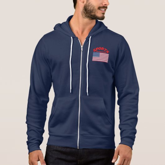 公式True SPORTS USA American Collection パーカ (正面)