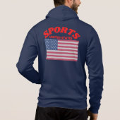 公式True SPORTS USA American Collection パーカ (裏面)