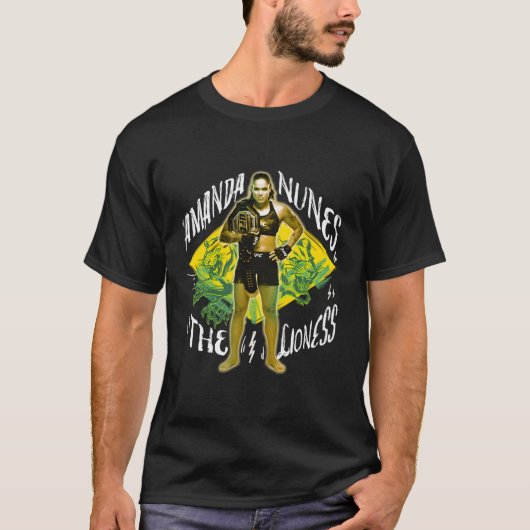 公式Ufc Ada Nunes Lioness Tシャツ (正面)