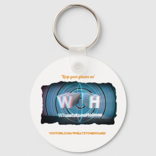 公式WheatstoneHolmes YouTube立体3D キーホルダー (正面)