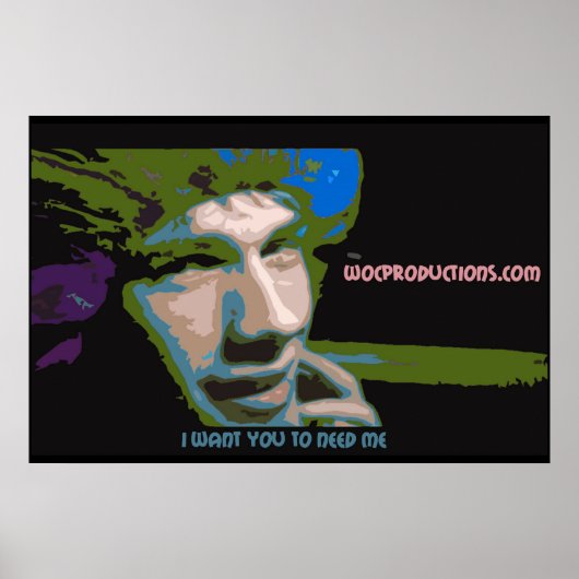 公式WOC私のポスターが必要 ポスター (正面)