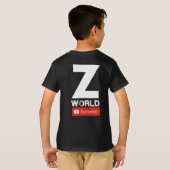 公式Zの世界のTシャツ Tシャツ (裏面フル)
