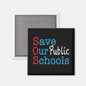 公救共学校SOS マグネット (正面/裏面)