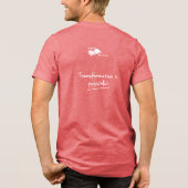 "公教育を信じる" トライブレンドTシャツ (裏面)