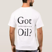 公有地のにおいのロゴを逆にしました Tシャツ (裏面)